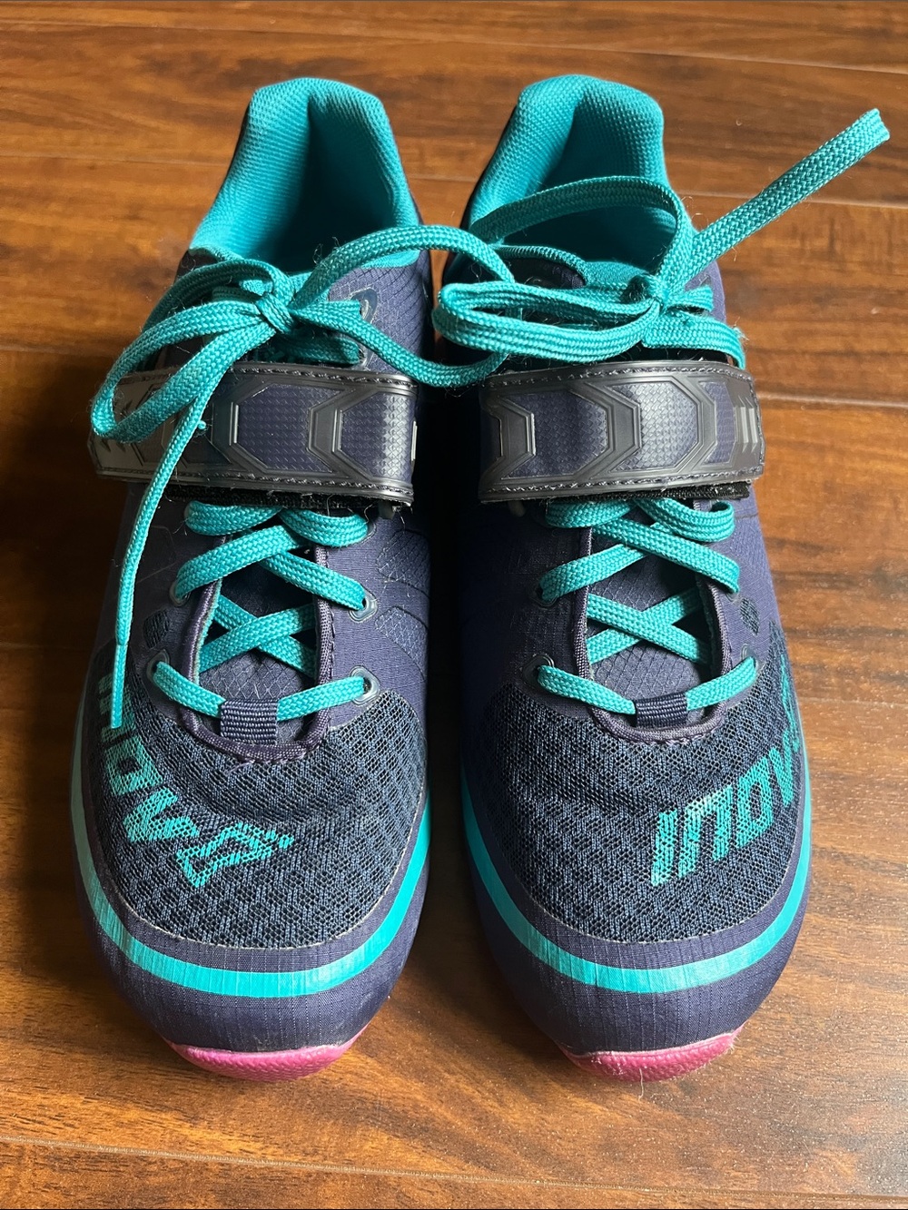Inov-8 fastlift 325 Navy Athletic Shoes with Teal and purple Accents